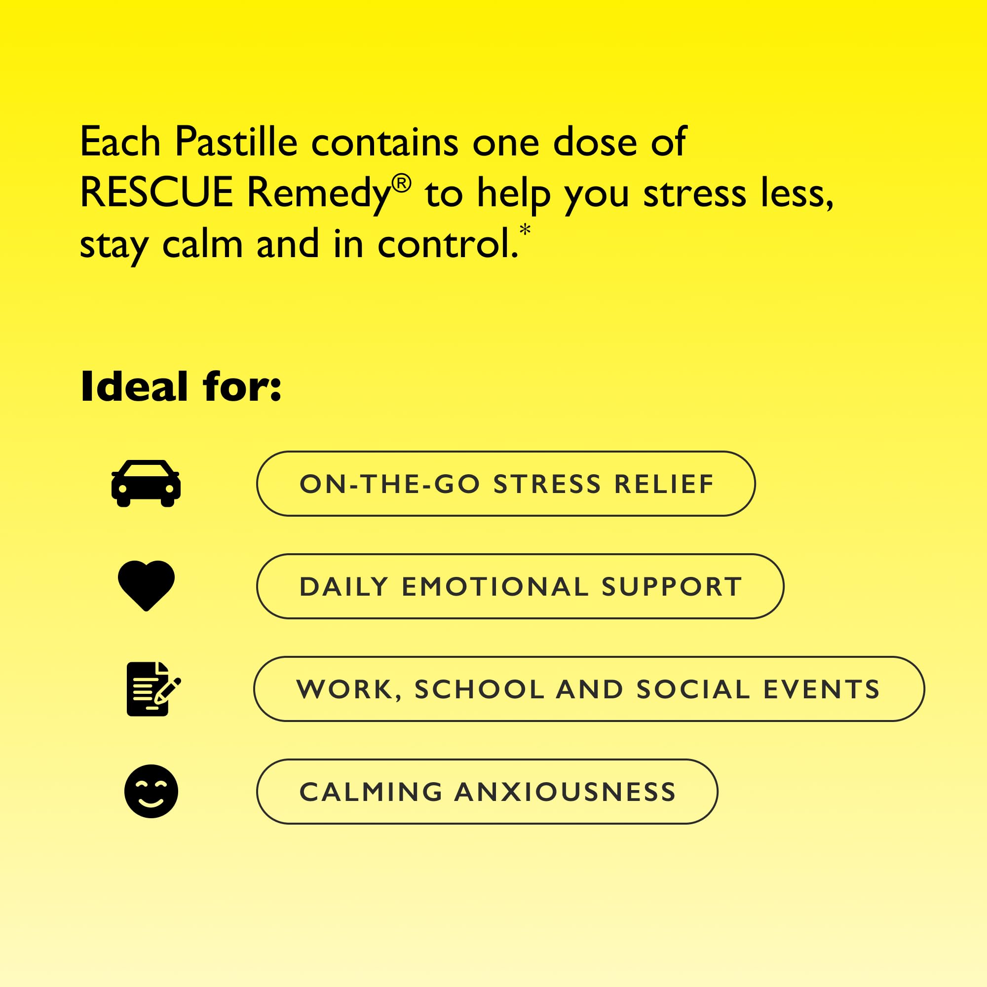 RESCUE Remedy flower blend bottles illustrate original plant-based calm.