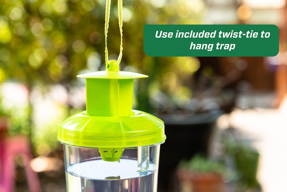 RESCUE! WHY Trap durable, reusable design for multiple seasons.