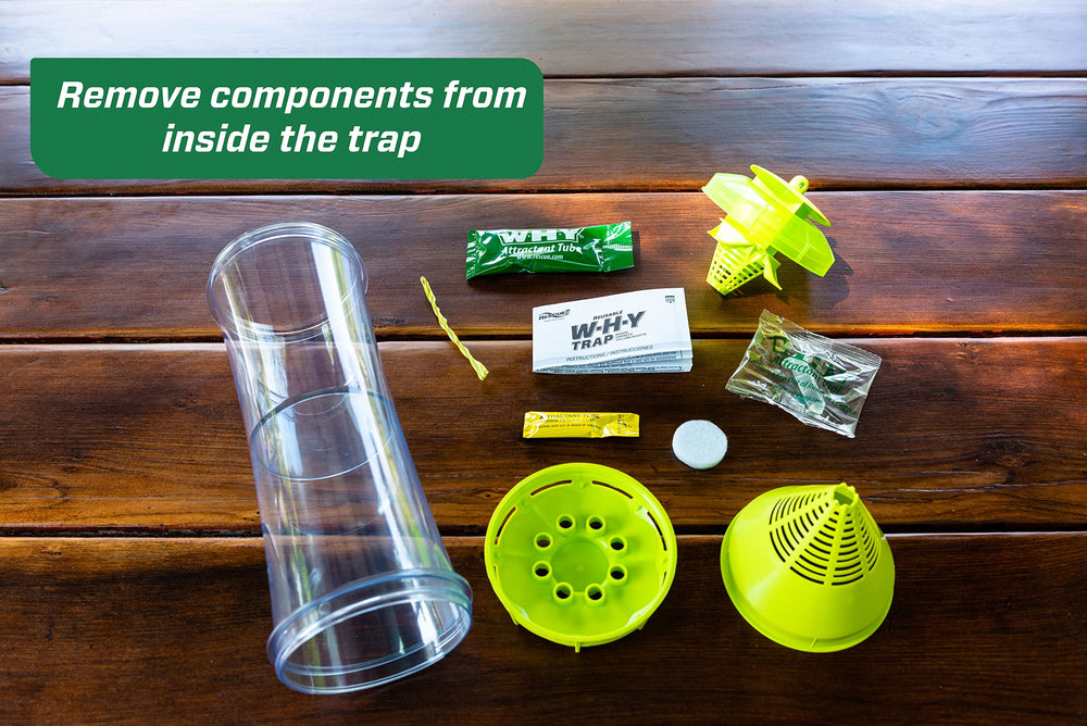 RESCUE! WHY Trap with three attractants drawing multiple species.