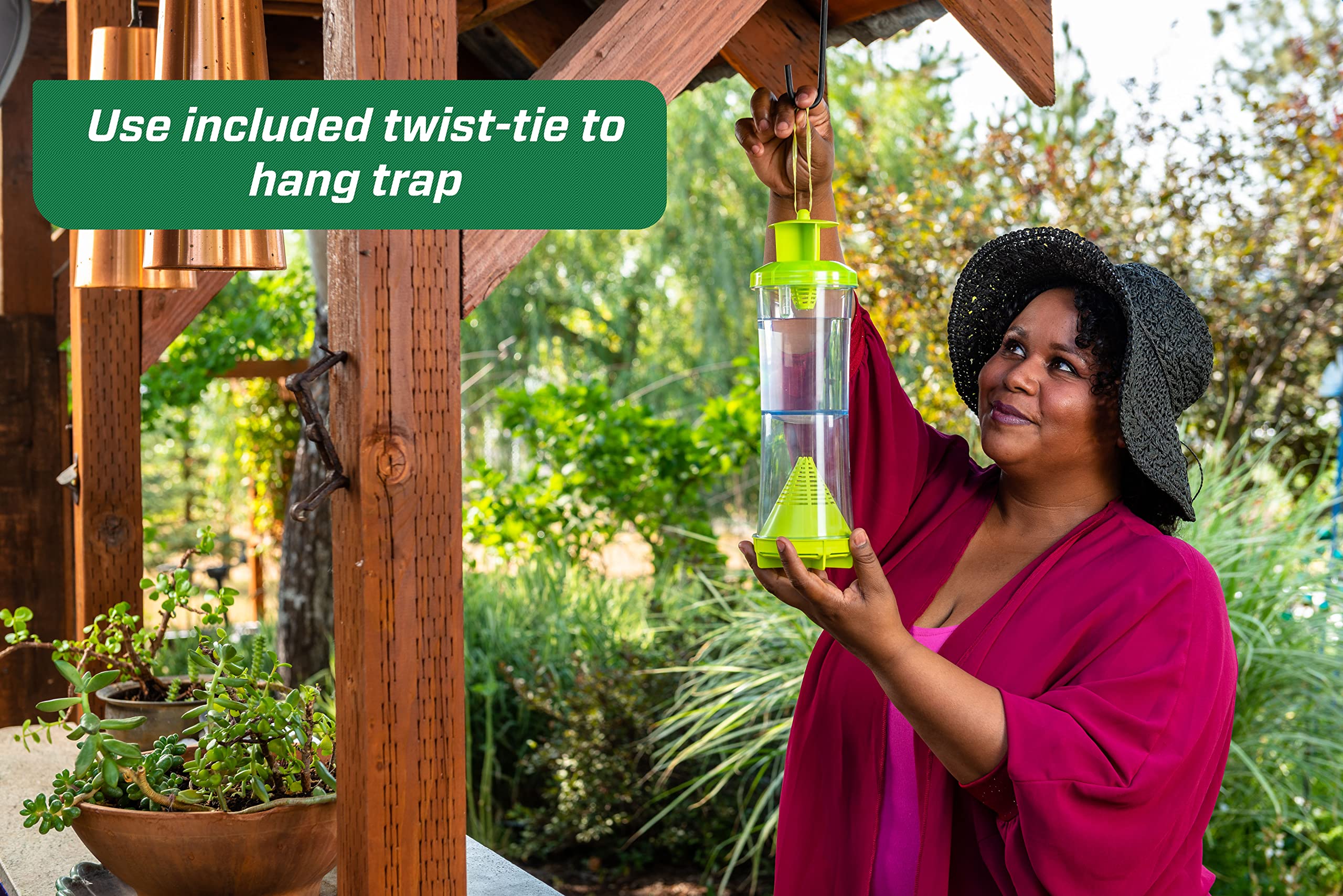 RESCUE! WHY Trap set delivers broad outdoor coverage with three traps.