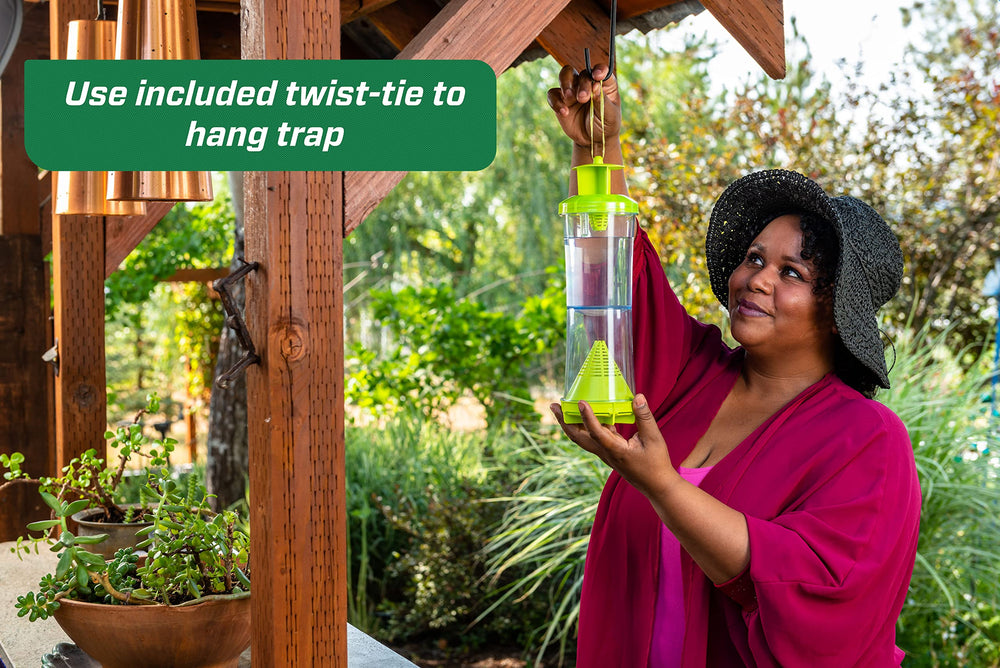 RESCUE! WHY Trap set delivers broad outdoor coverage with three traps.