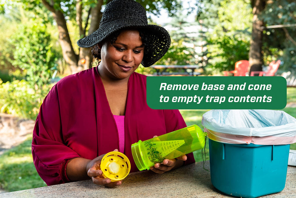RESCUE! Yellowjacket trap ready for in-trap attraction.