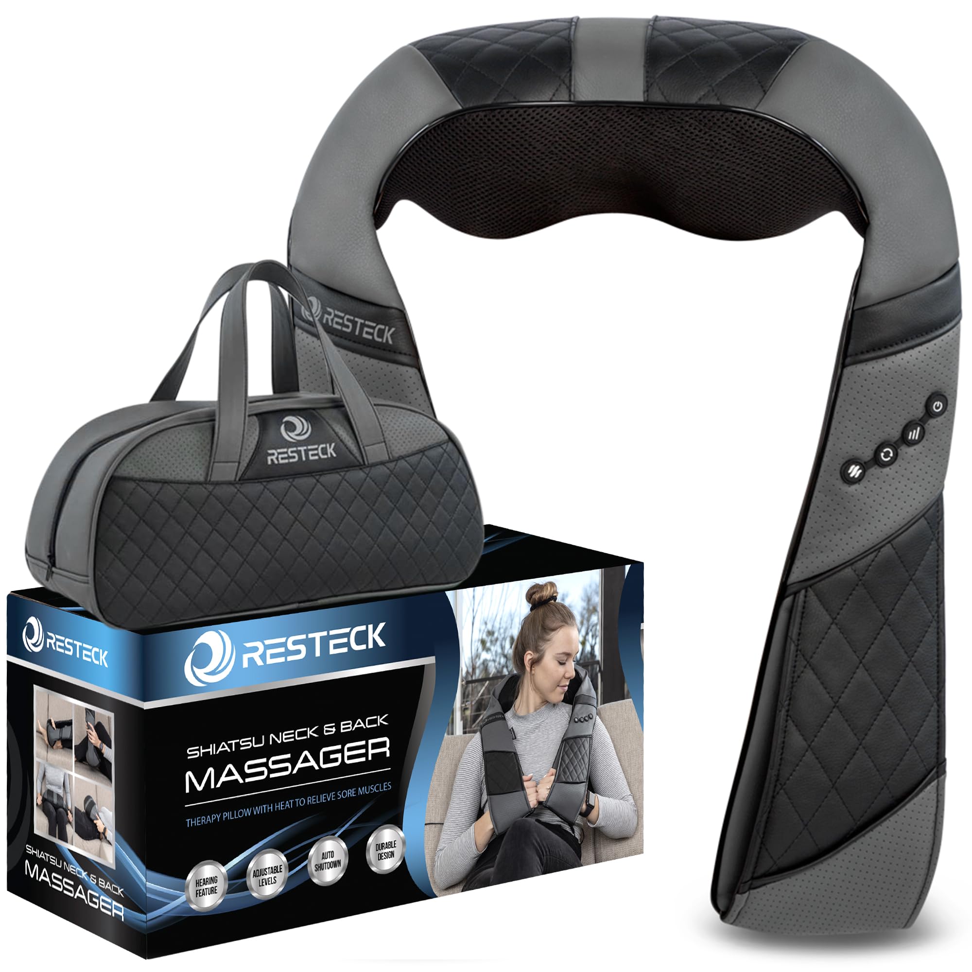 RESTECK massager neck heat pillow relieves stiffness and tension