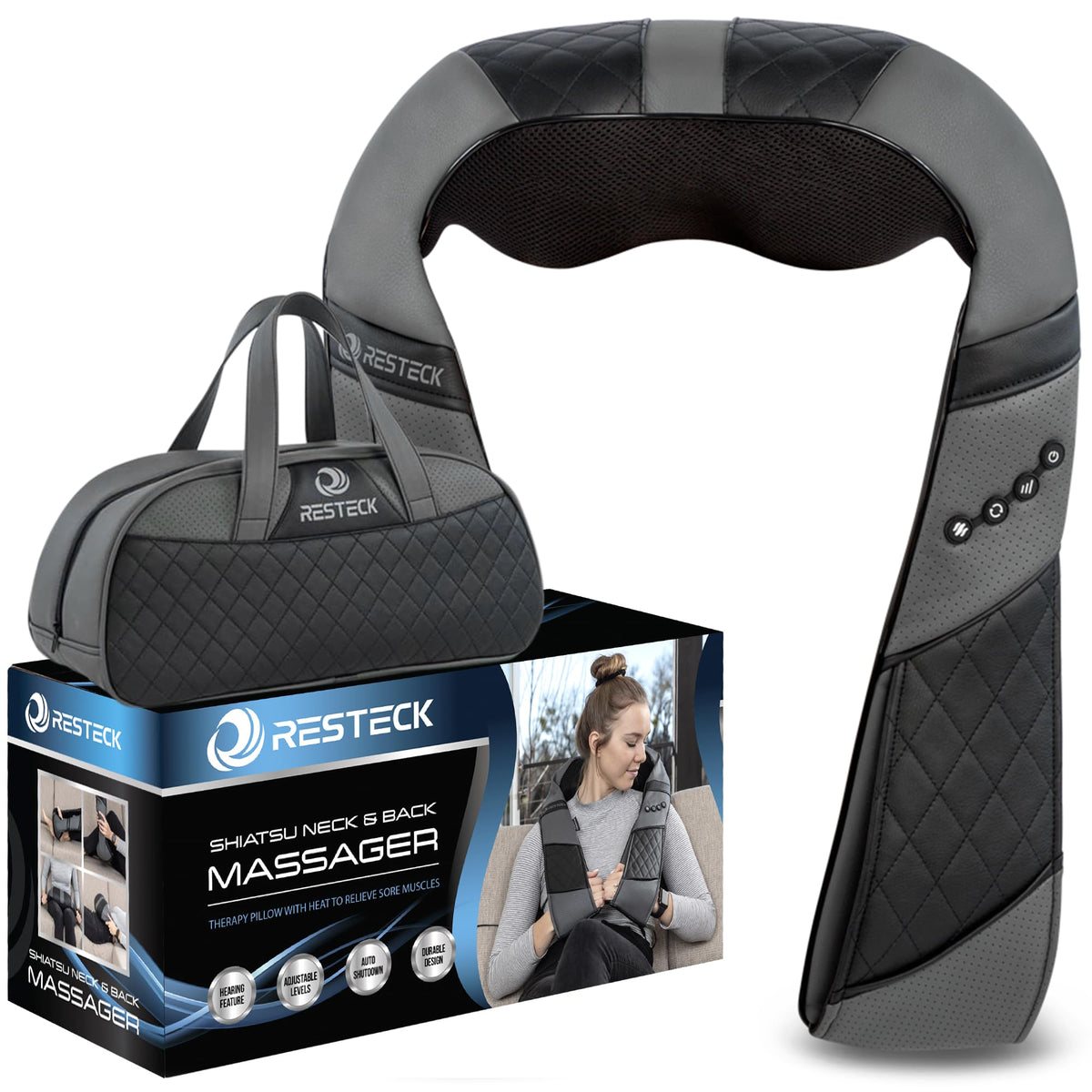 RESTECK massager neck heat pillow relieves stiffness and tension