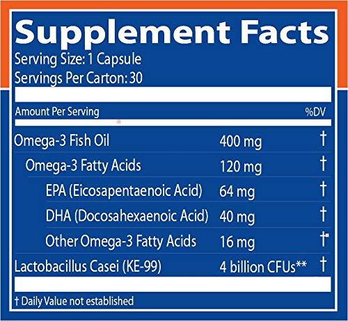 Restora Omega-3 enhanced capsule hinting at broader digestive support.