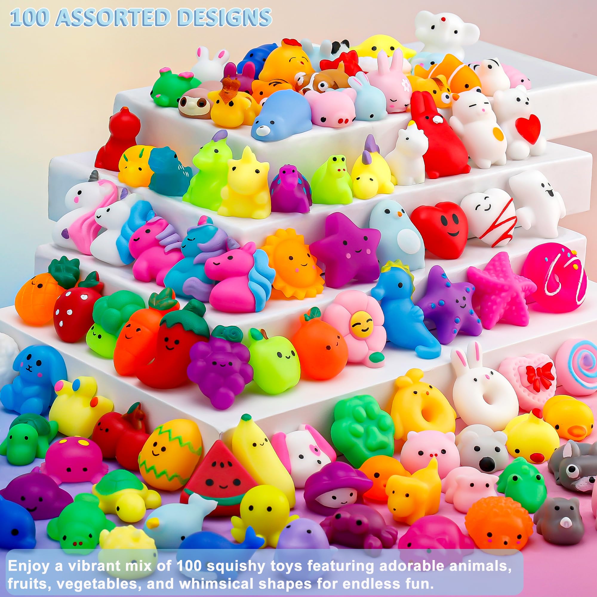 Resumplan Mochi Squishy Cat—bright colors for classroom prizes.