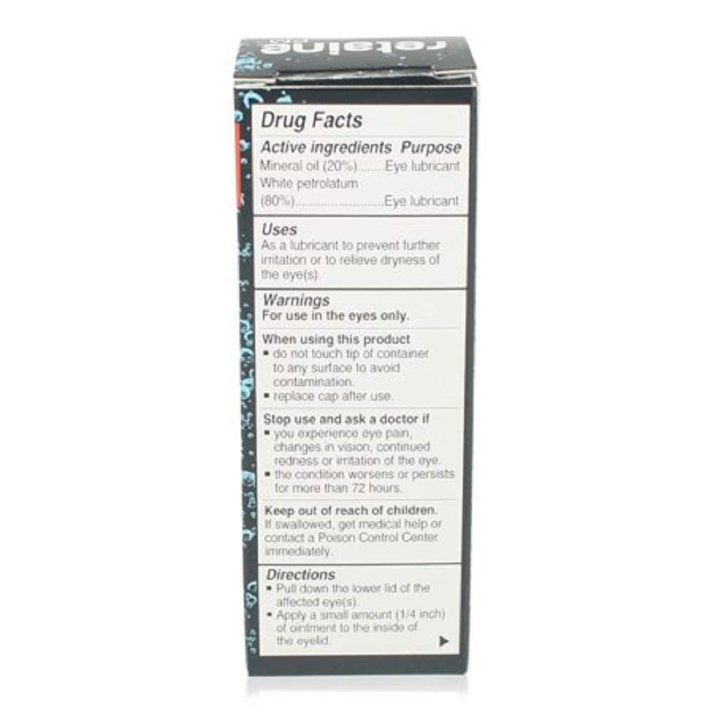 Retaine PM jar closeup highlighting oil-based formula for overnight lubrication.