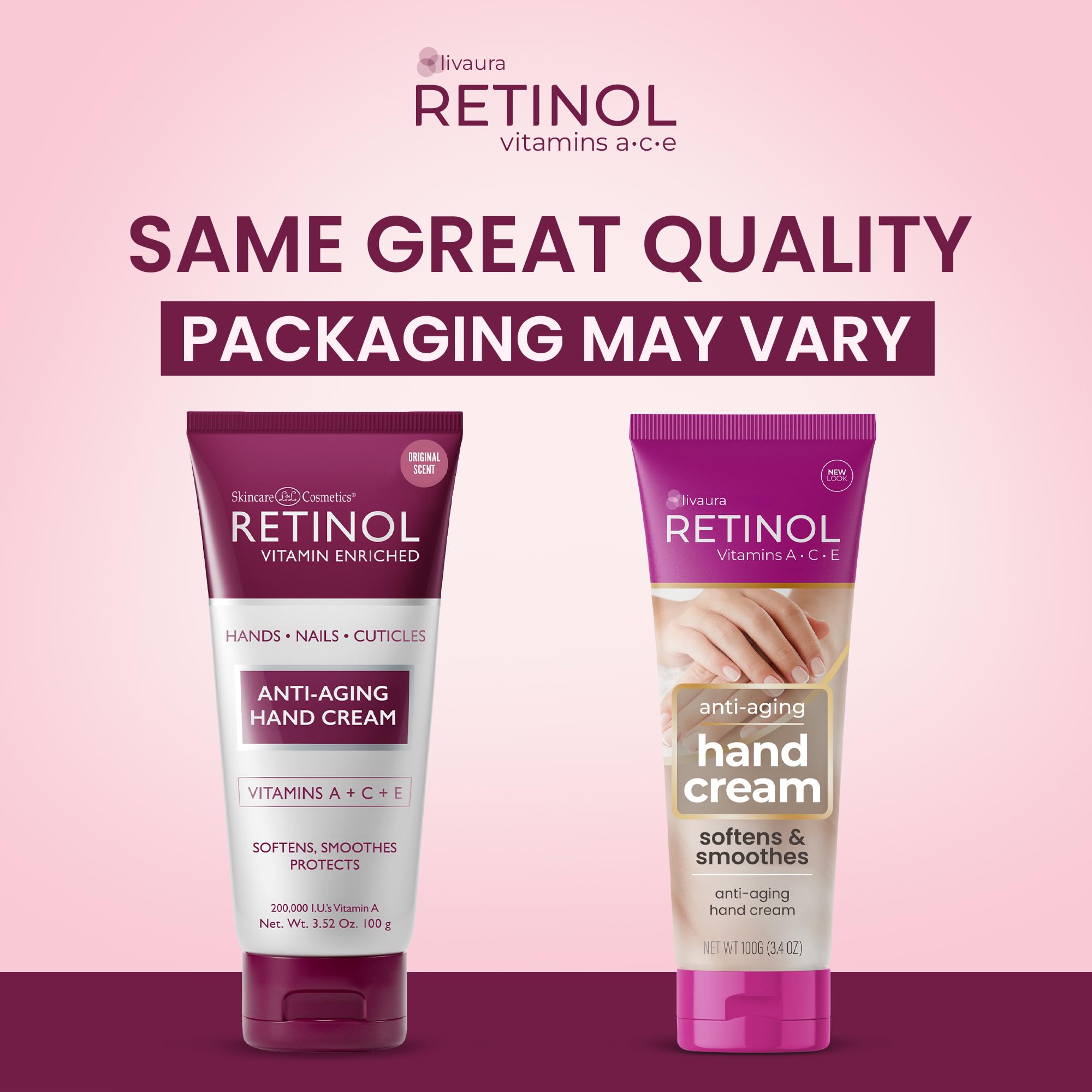 Cream swirls on skin demonstrate rich, non-greasy hydration for smoother hands.