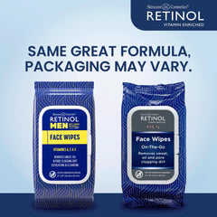 Open pack with large wipes ready for quick face and body cleanse
