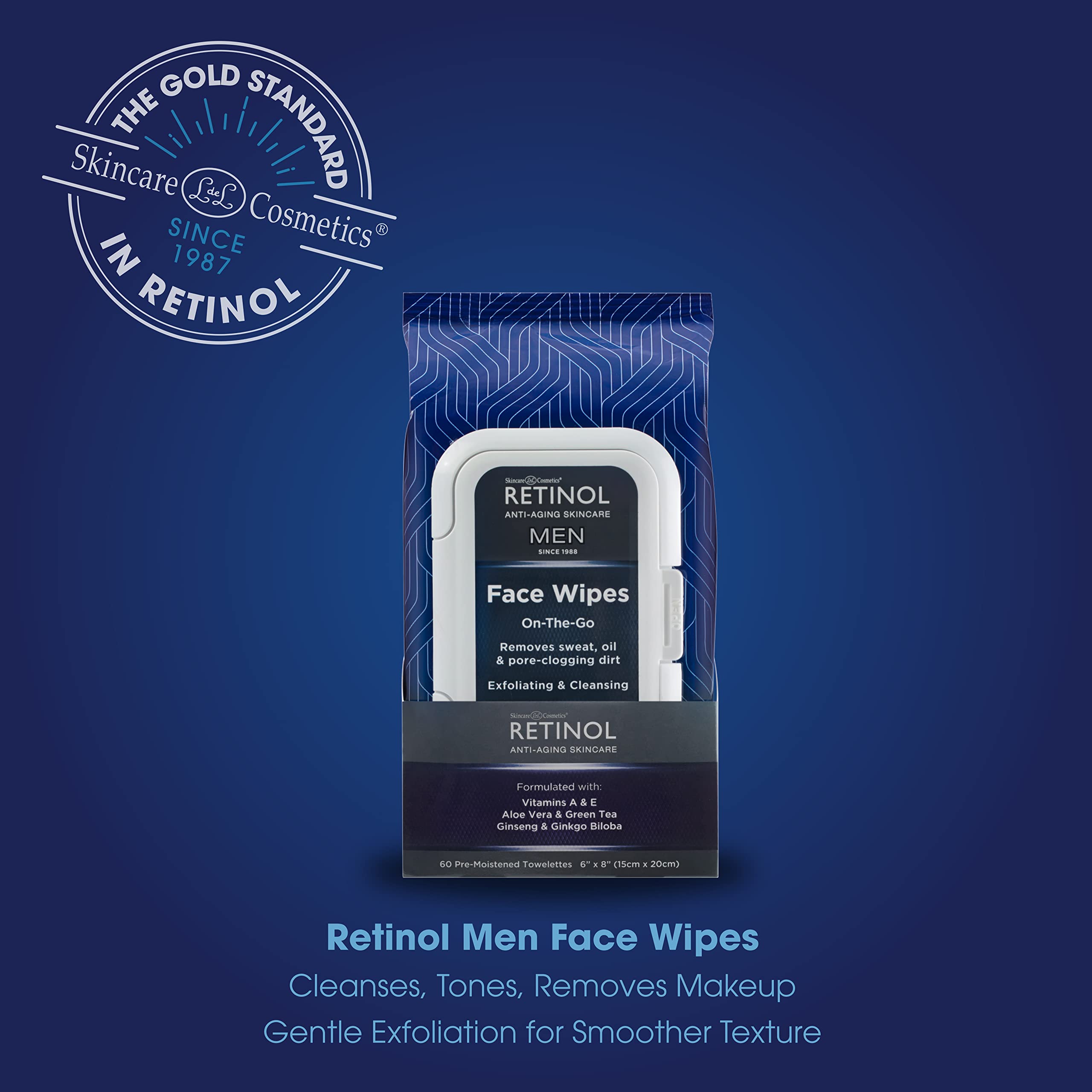 Close-up of wipes showing micellar cleansing action on skin