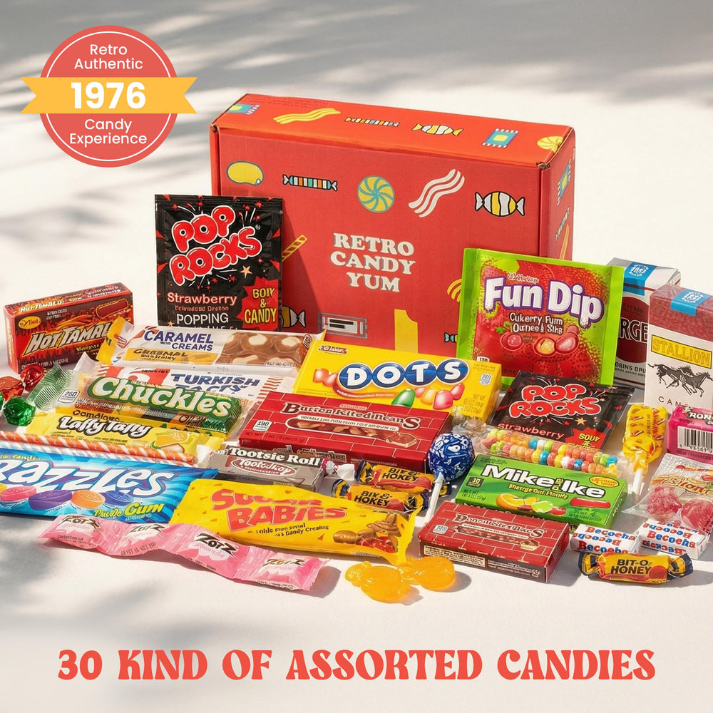 RETRO CANDY YUM classic-candies-collection showcases timeless treats