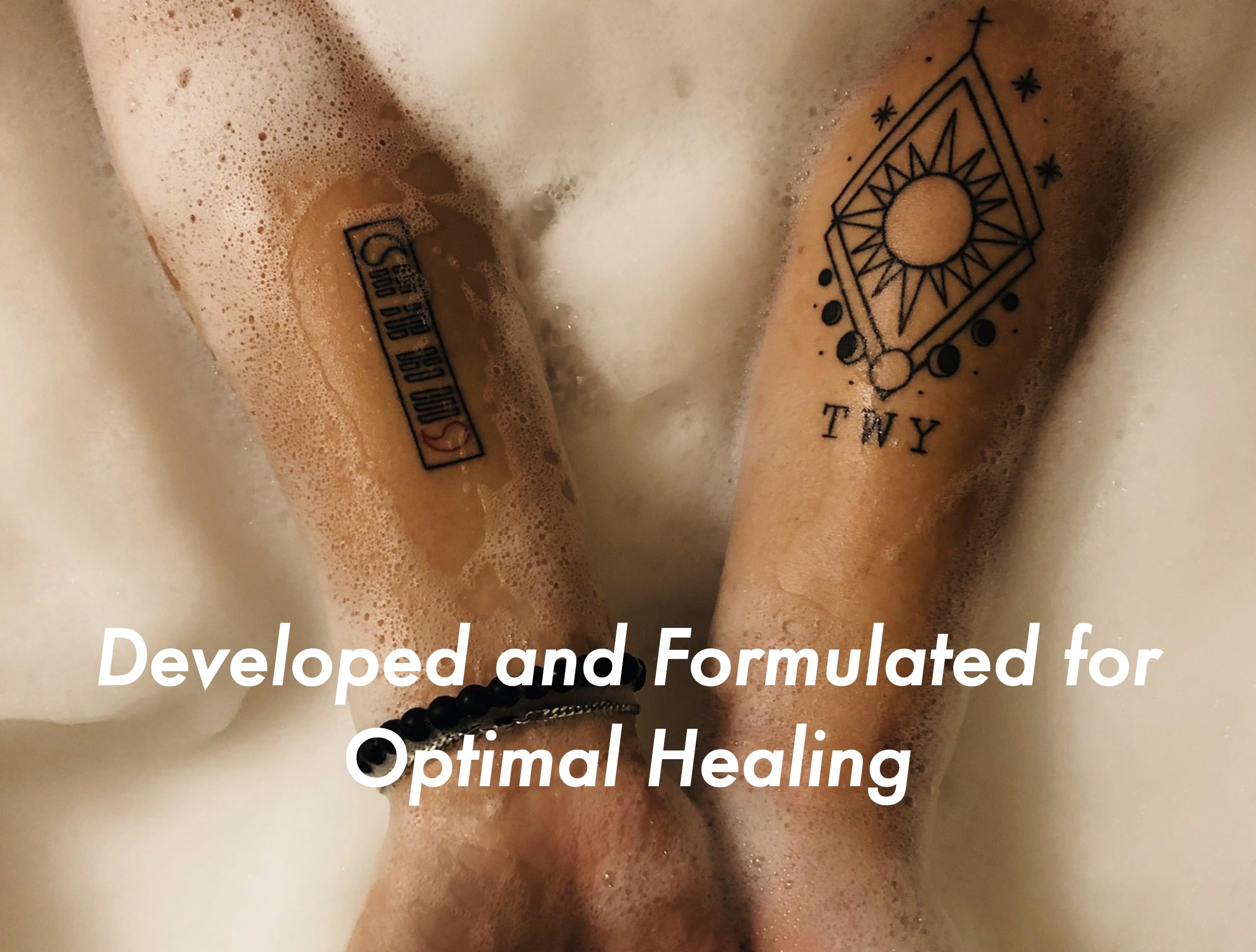 RetroDeco Green Soap for tattoo-area cleansing supports gentle skin prep.
