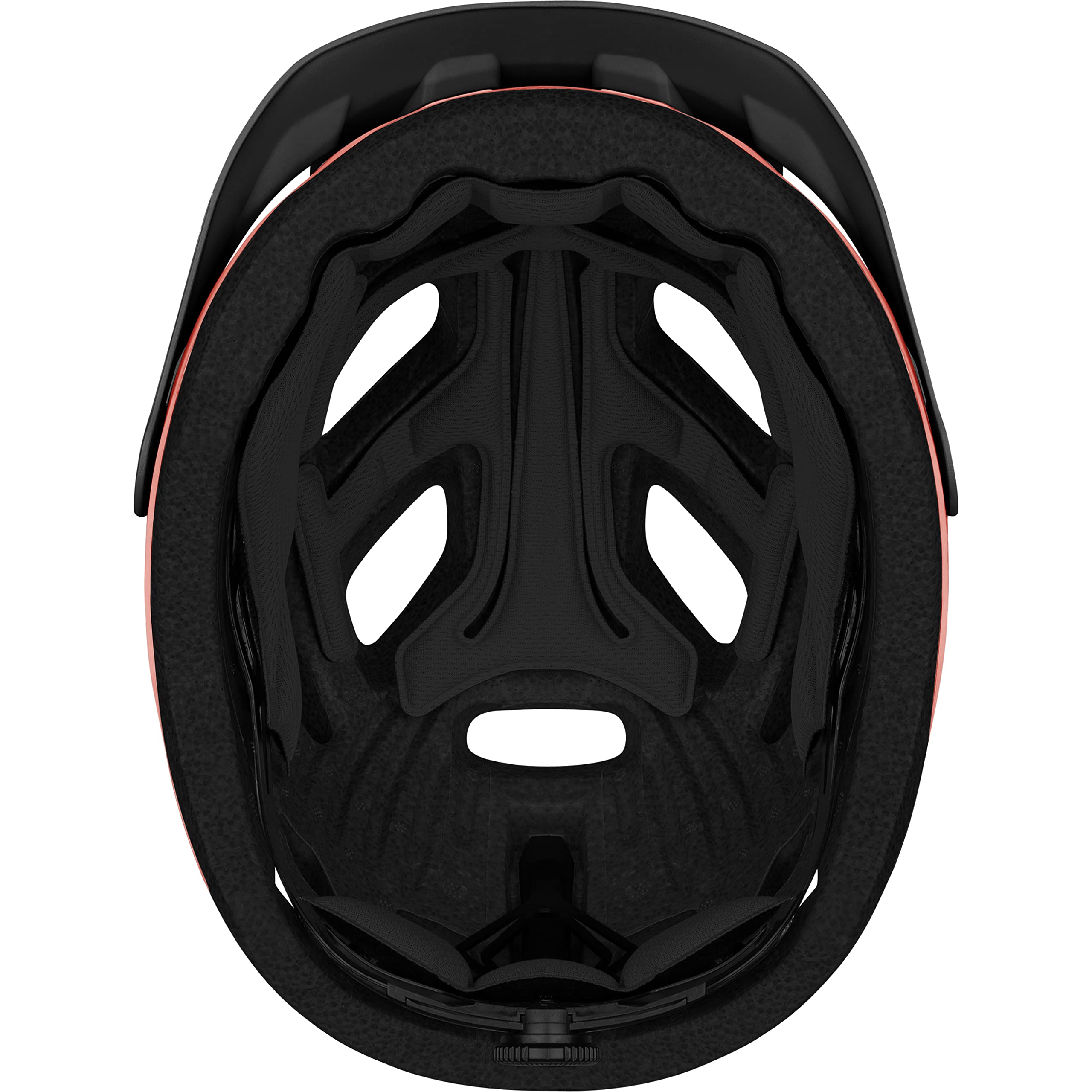 Matte melon Lennon helmet complements urban cycling style.