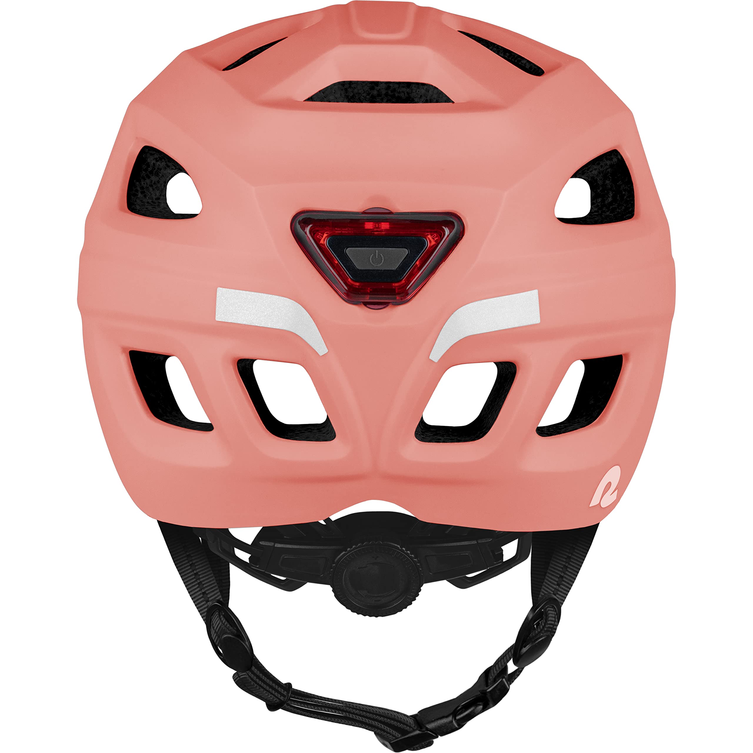 Reflective straps boost visibility during night commutes.