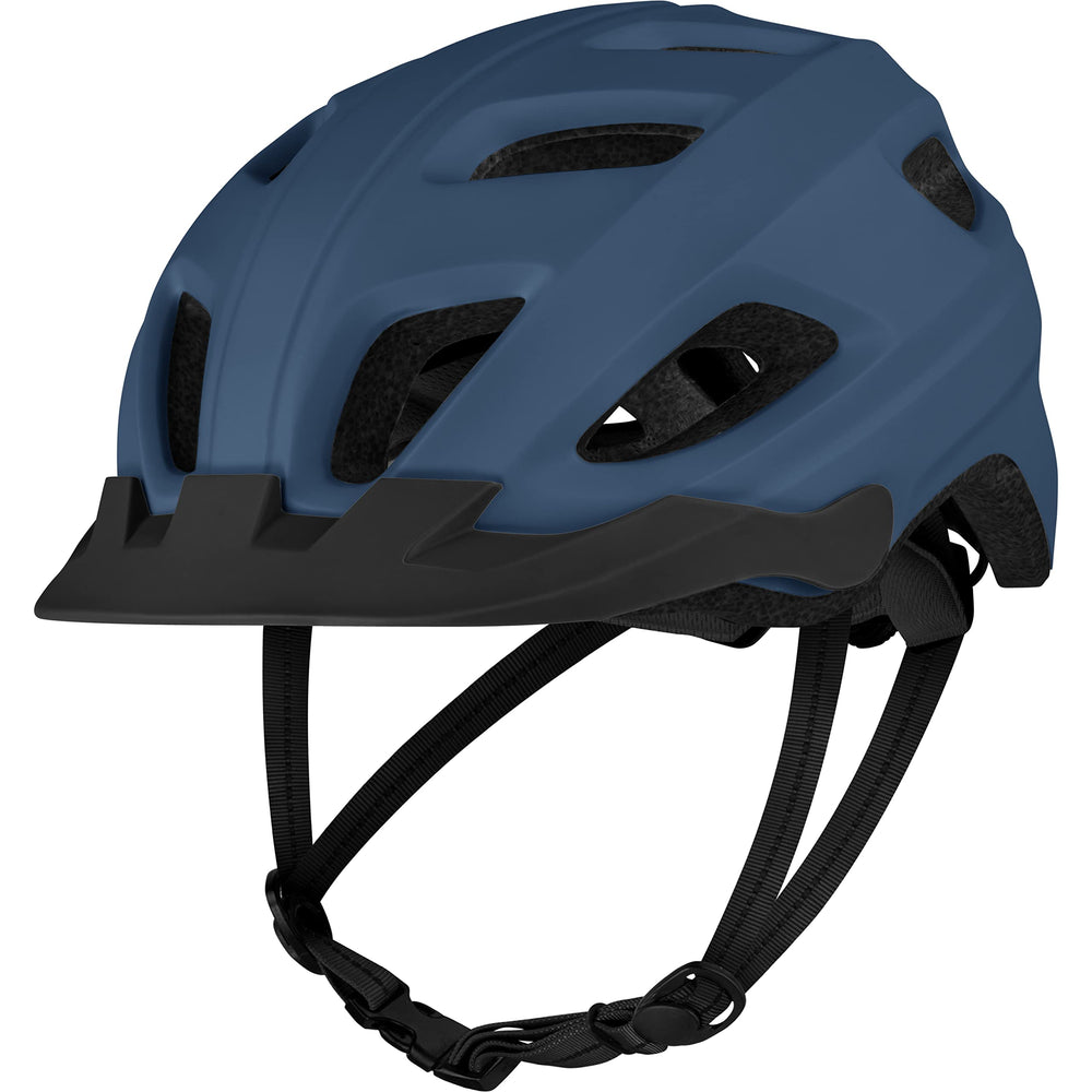 Removable visor on Lennon helmet for versatile weather protection.
