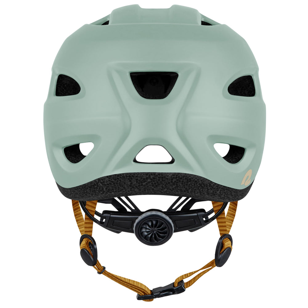 Retrospec Scout kids helmet built-in visor shielding eyes from sun glare
