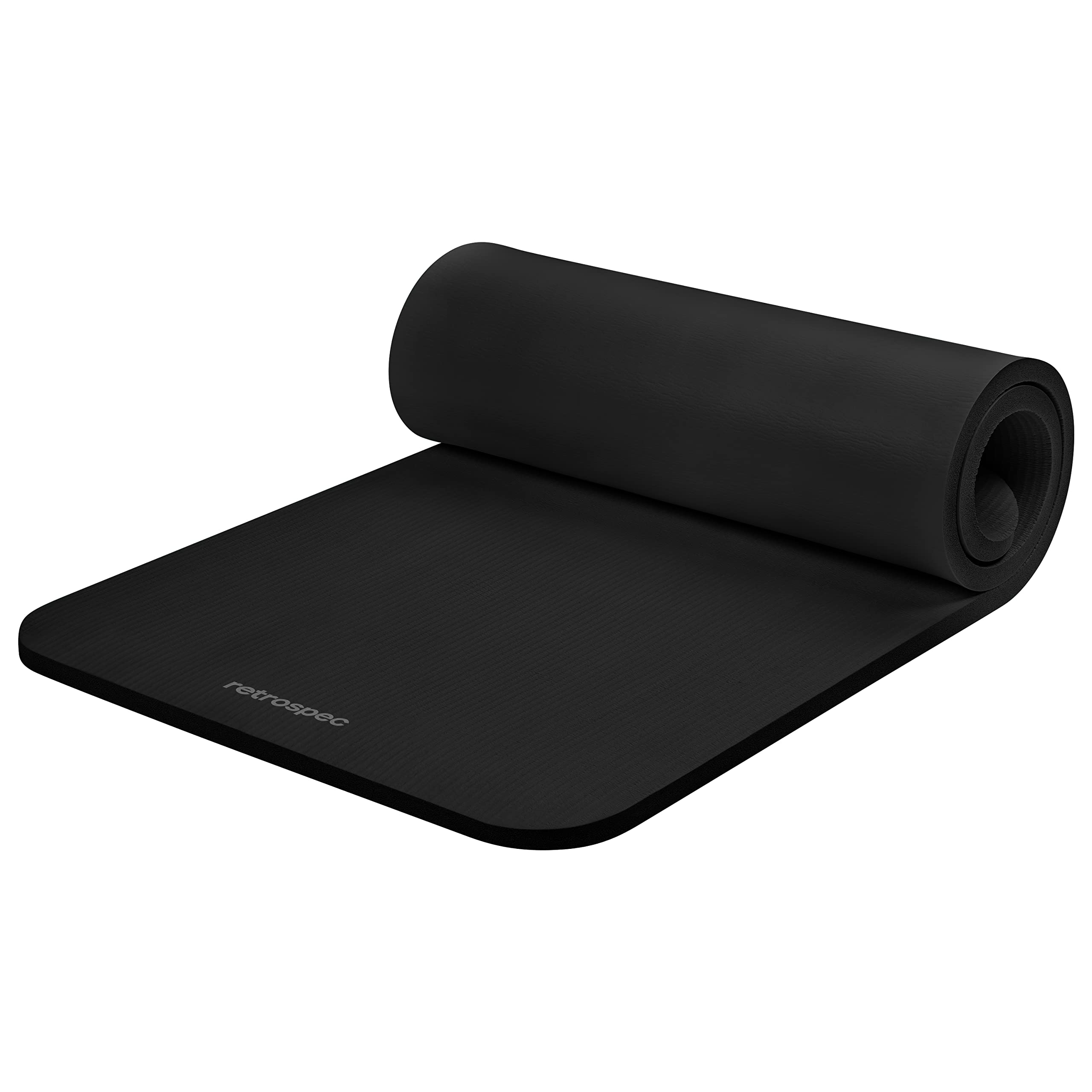 Retrospec Solana yoga mat close-up ribbed surface for secure grip during poses