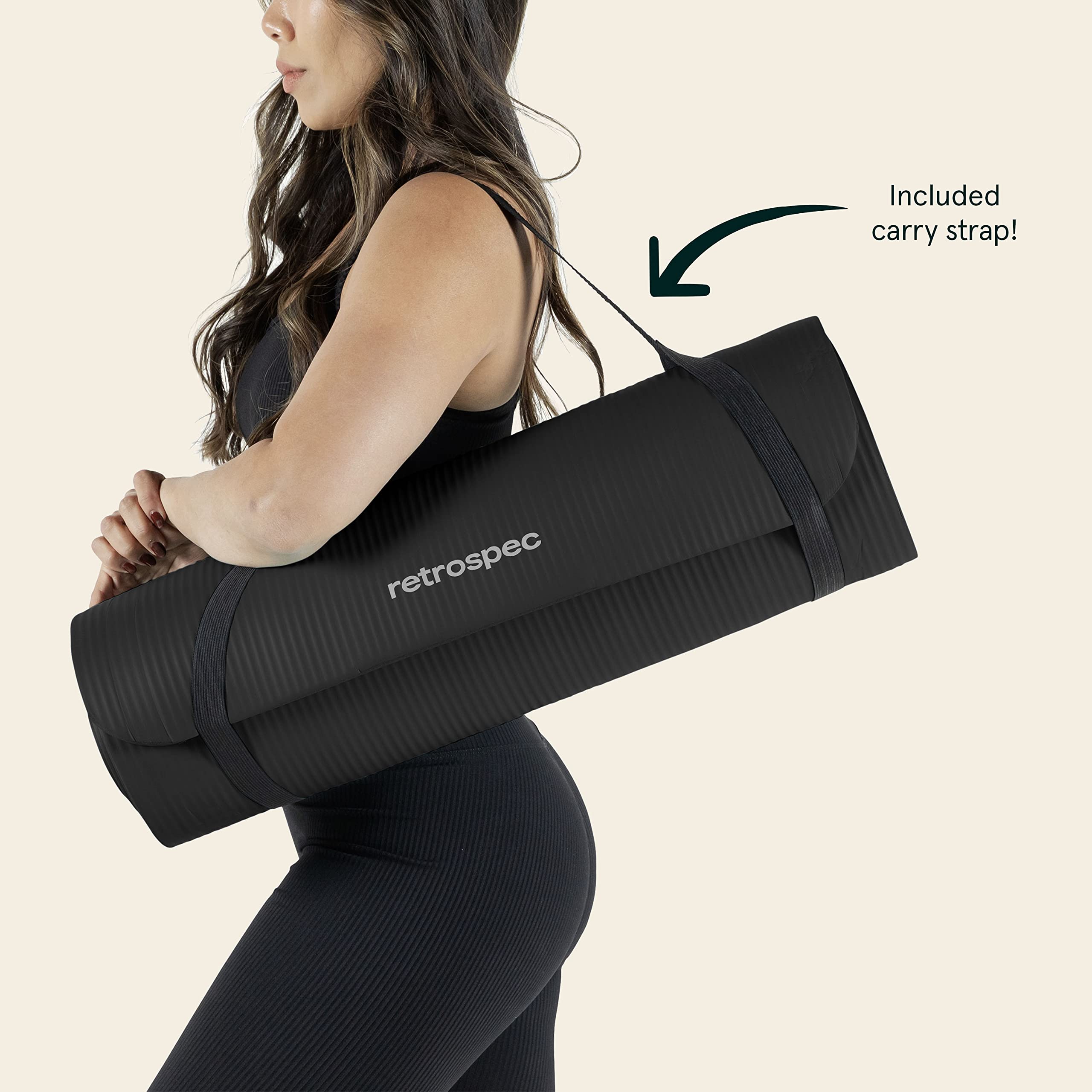 Retrospec Solana mat free of harsh chemicals for safer workouts