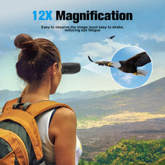 Retulgie 12x50 binoculars for night and low light viewing.