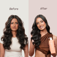 Rev320 320Pure Smoothie argan-oil-aloe-hydration nourishes dry strands for softness.