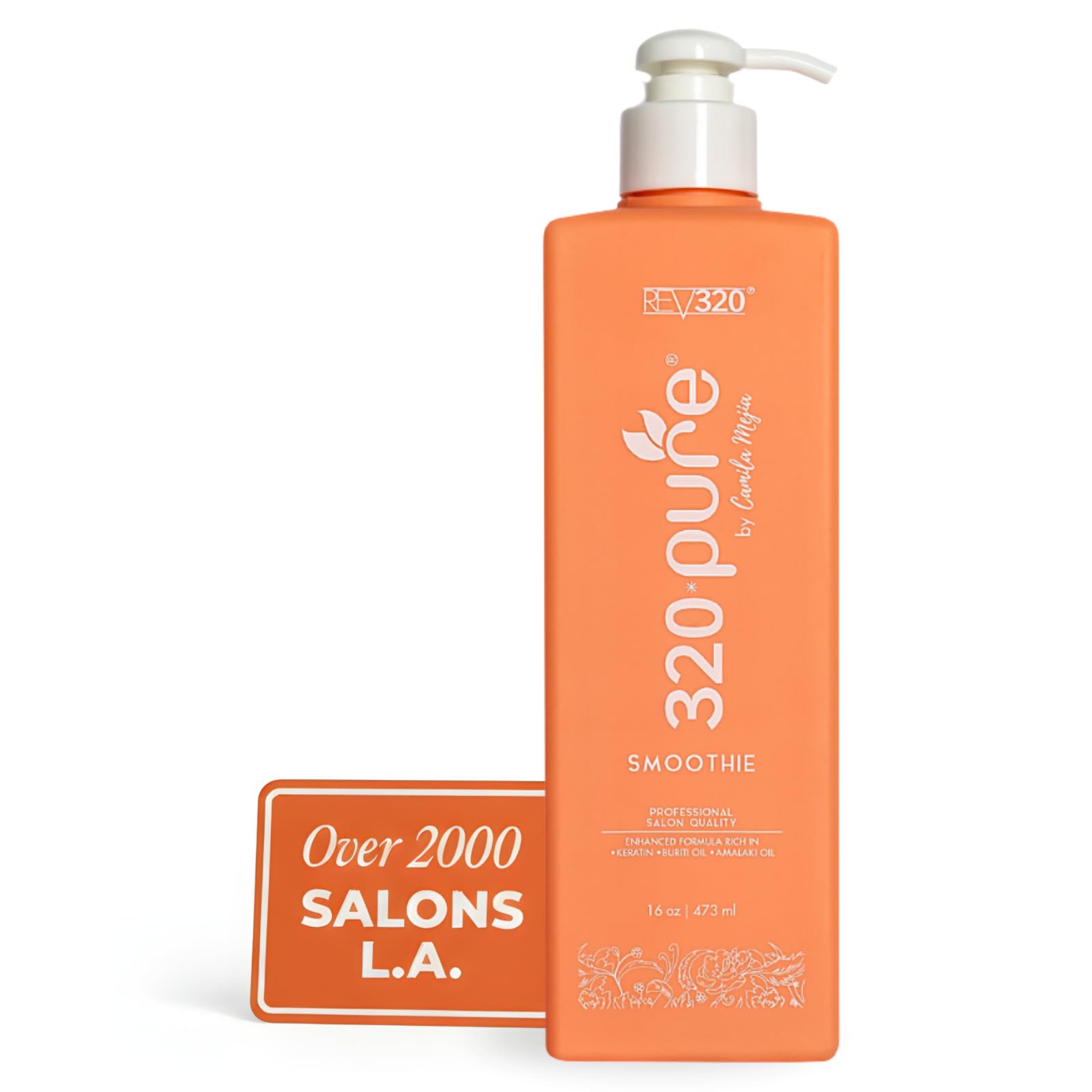 Rev320 320Pure Smoothie bottle-pump for mess-free daily use by the whole family.
