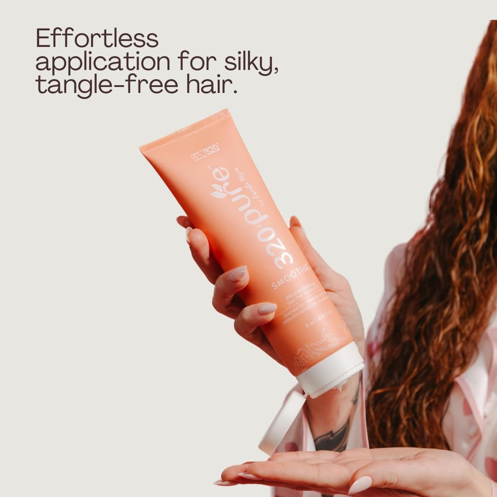 Rev320 320Pure Smoothie dry-hair-hydration highlights deep moisture without weight.