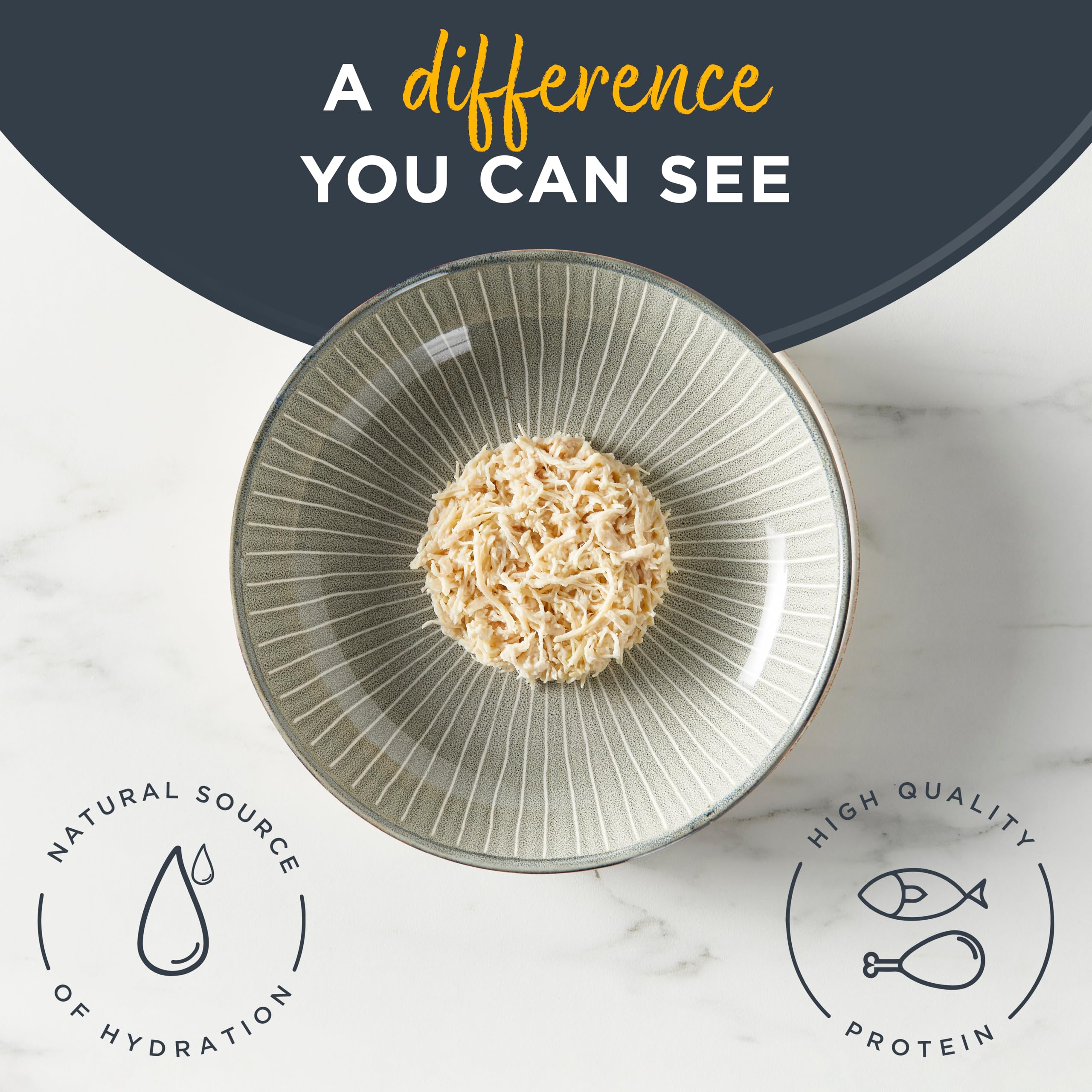 Reveal Wet Cat Food can label shows limited ingredients and grain-free formula.