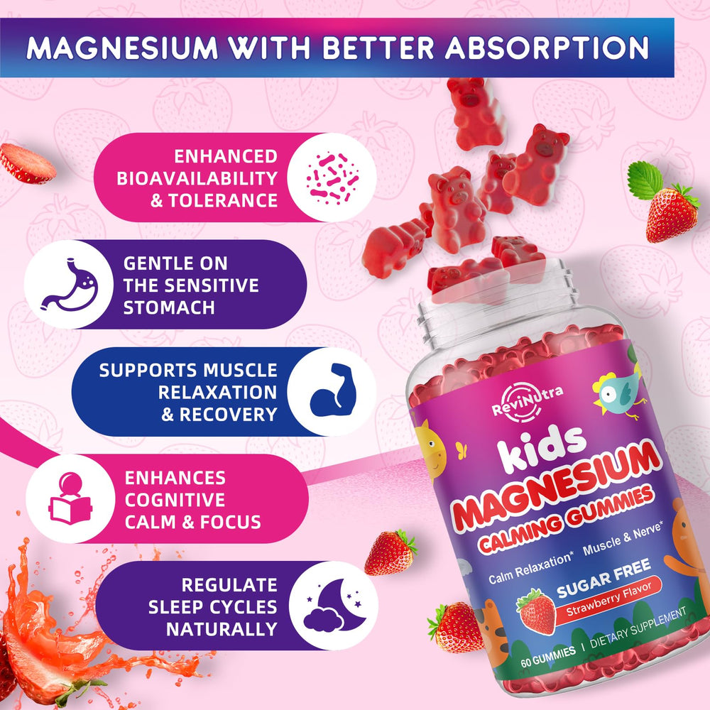 Two gummies per serving illustrating daily dosing for adults and kids