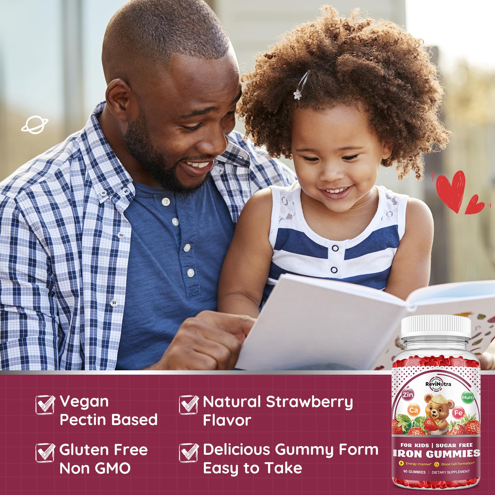 ReviNutra vitamin D3 calcium zinc boost shows bone and immune support.
