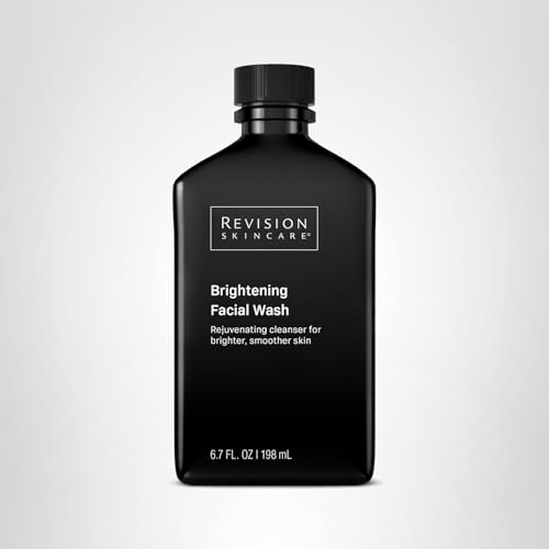 Revision Skincare Brightening Facial Wash in-use application on the face