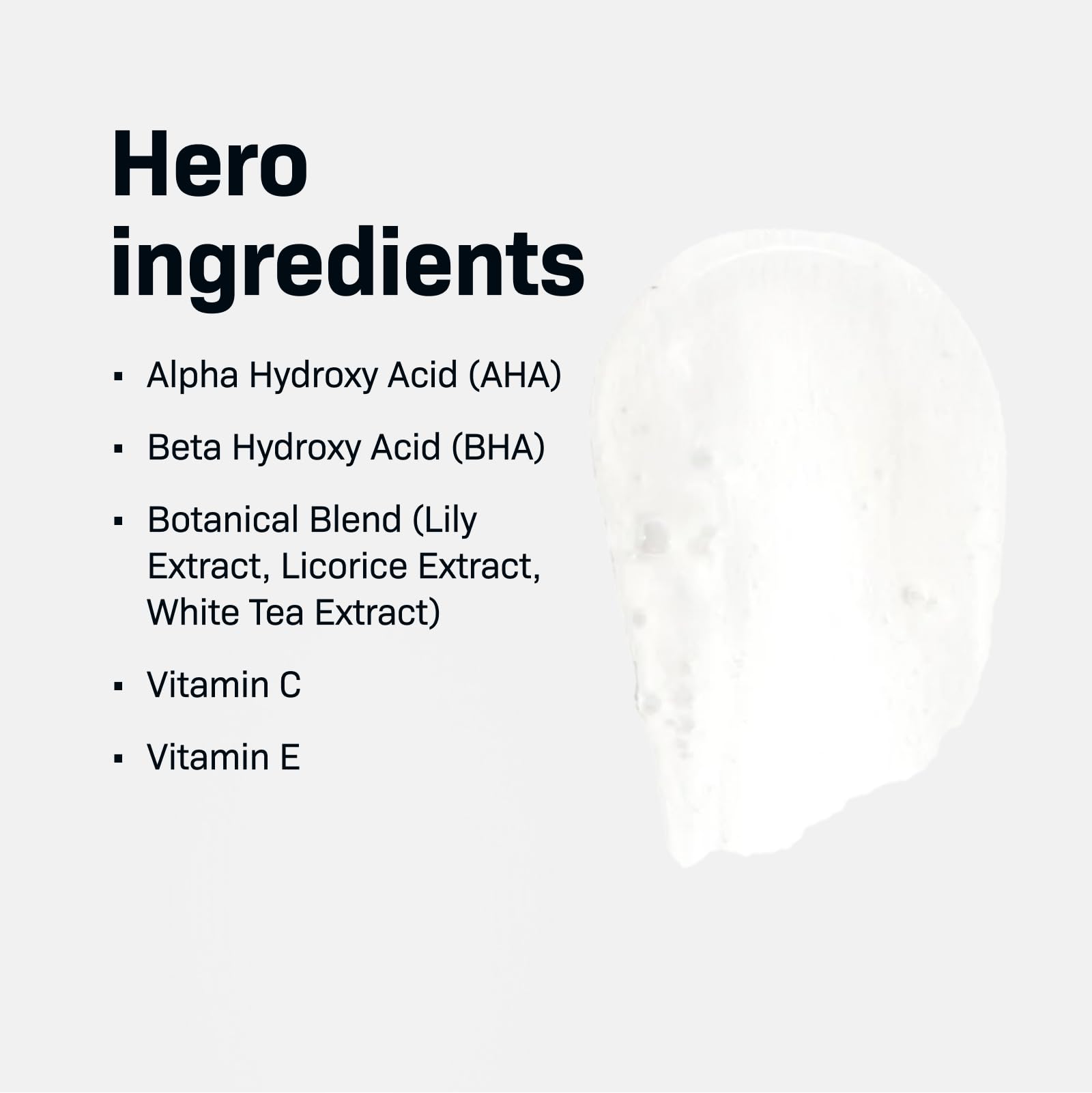 Revision Skincare Brightening Facial Wash ingredients highlight licorice and lily extracts