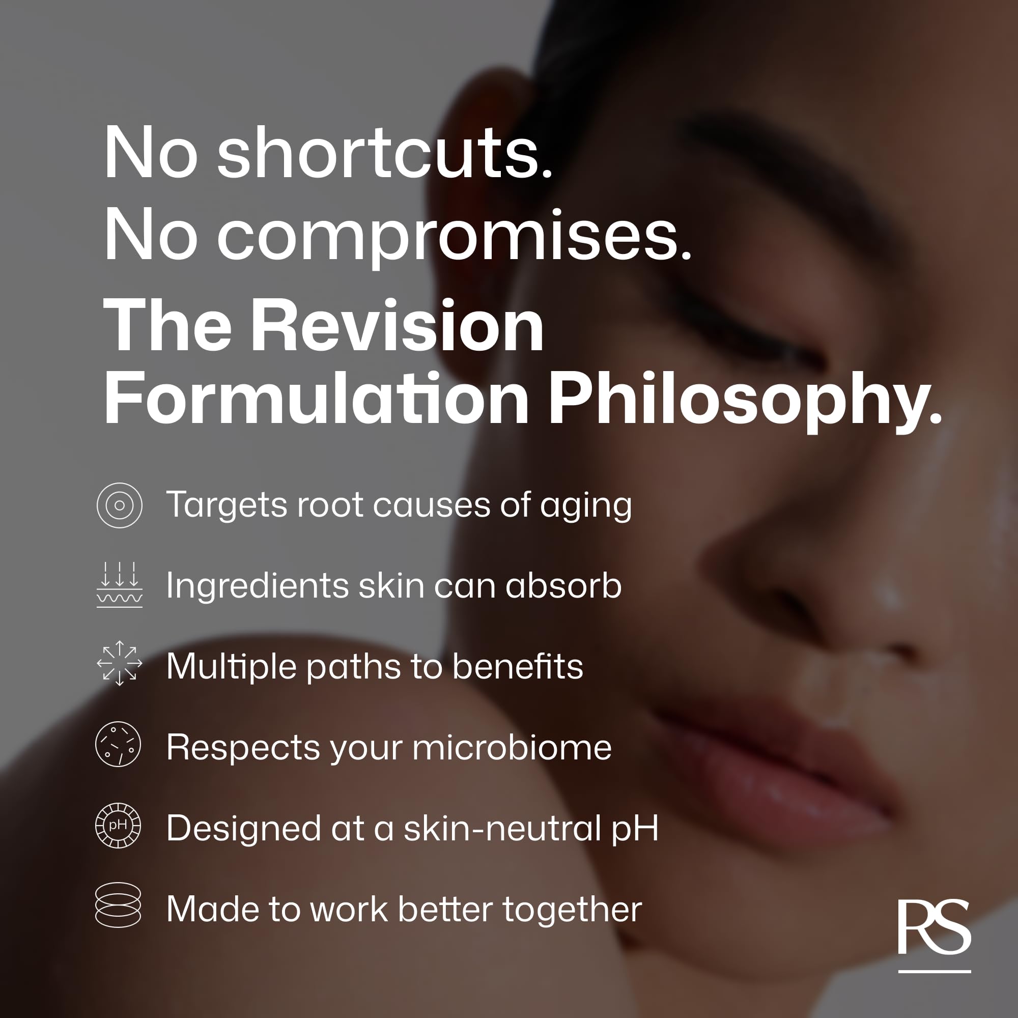 Revision Skincare Intellishade Clear SPF 50 oil free formula for all skin types.
