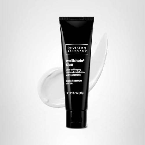 Revision Skincare Intellishade Clear SPF 50 suitable for pre procedure skin needs.