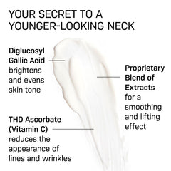 Revision Skincare Nectifirm Advanced neck-cream bottle with pump for easy dispensing.