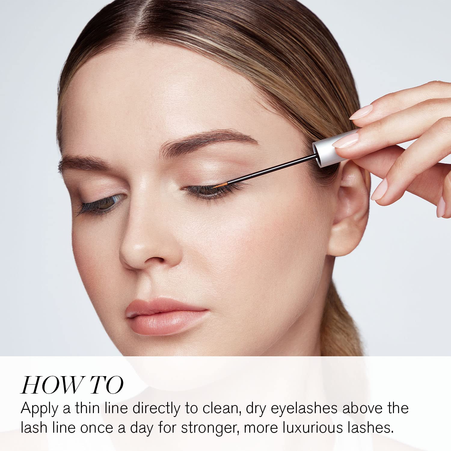 RevitaLash daily-use routine snapshot for healthier-looking lashes over time.