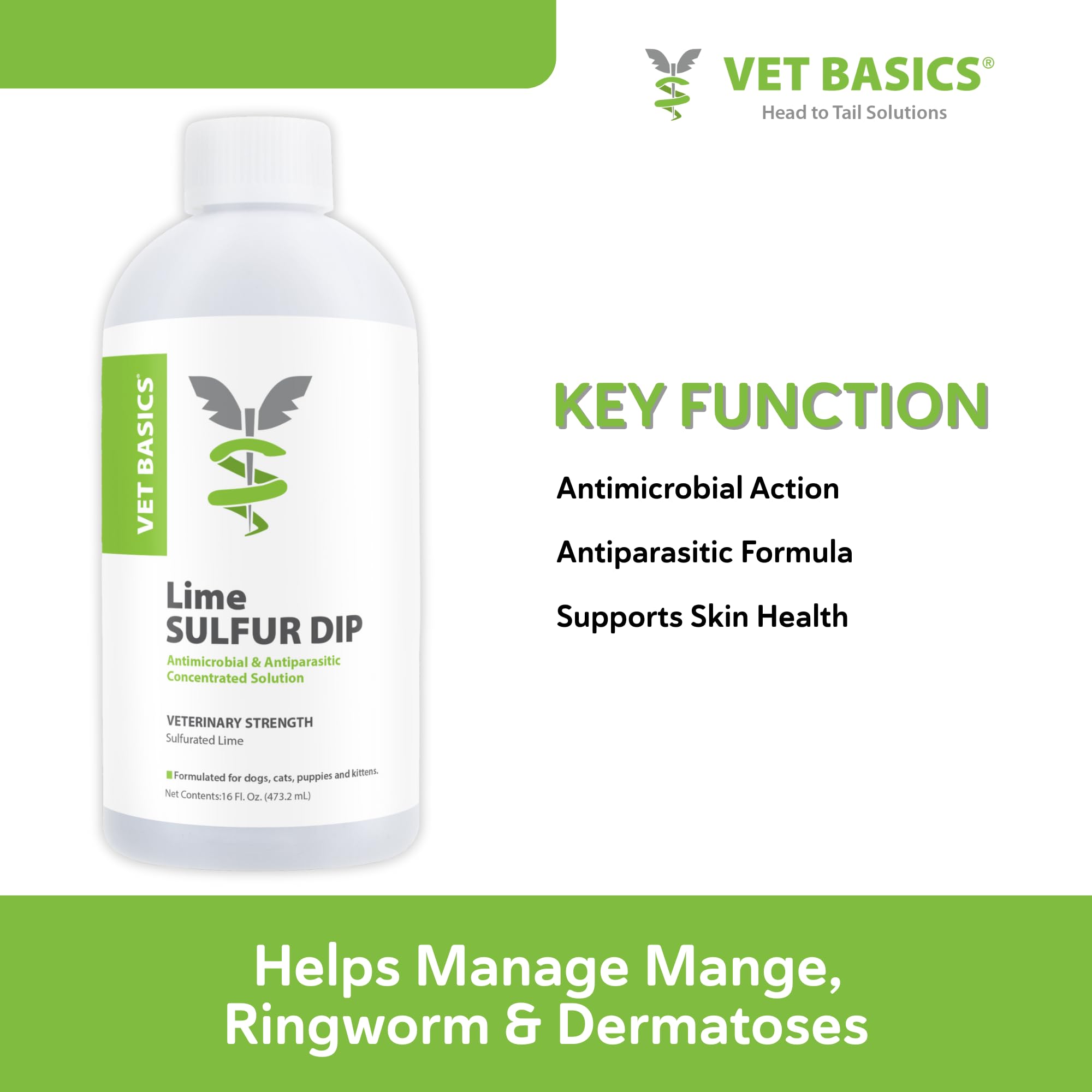 Revival Vet Basics Lime Sulfur Dip dog paw care setup