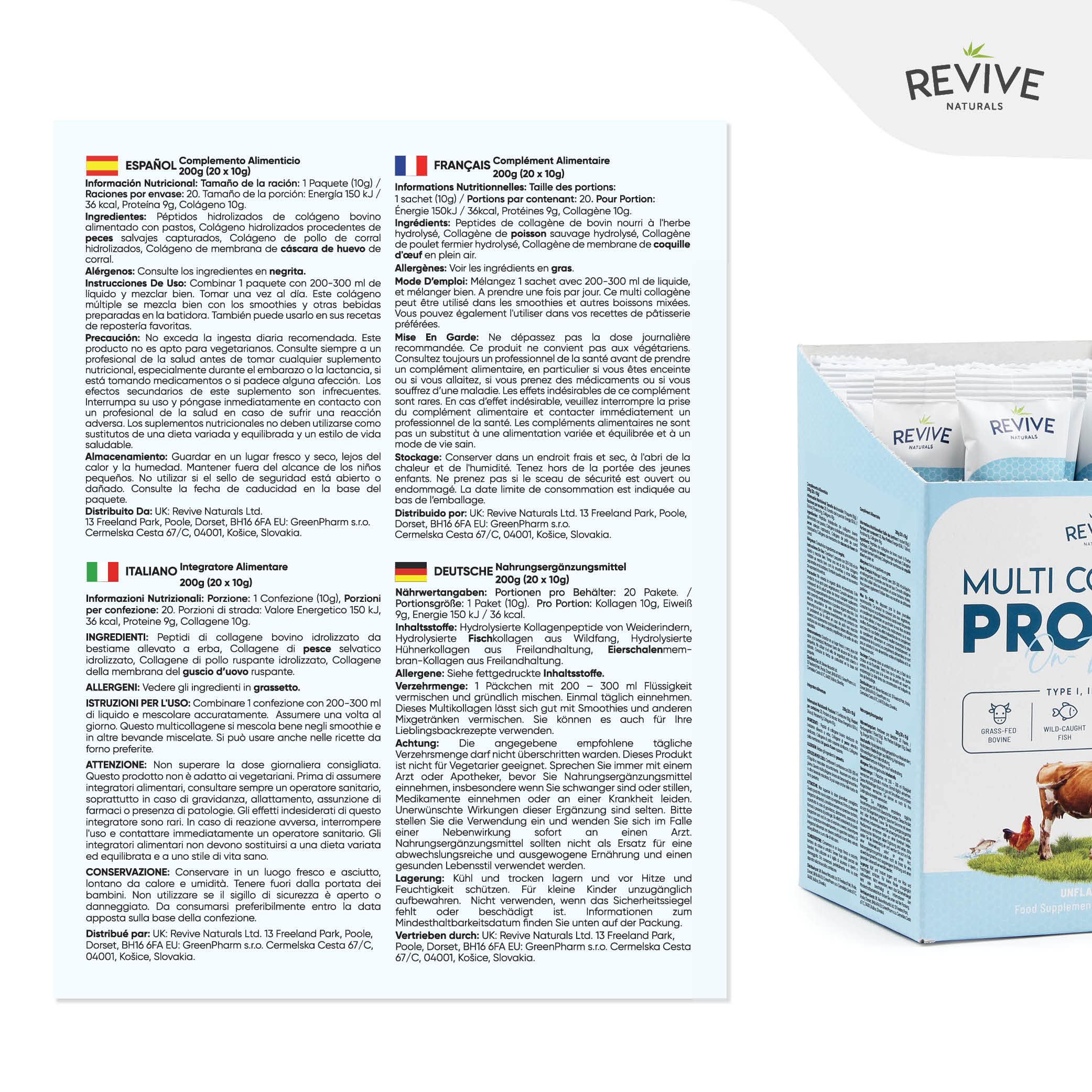 Revive Naturals eggshell collagen from free-range chicken offers versatile use