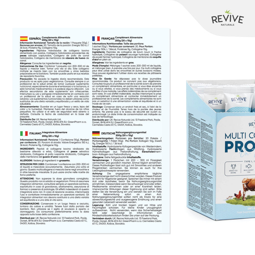 Revive Naturals eggshell collagen from free-range chicken offers versatile use