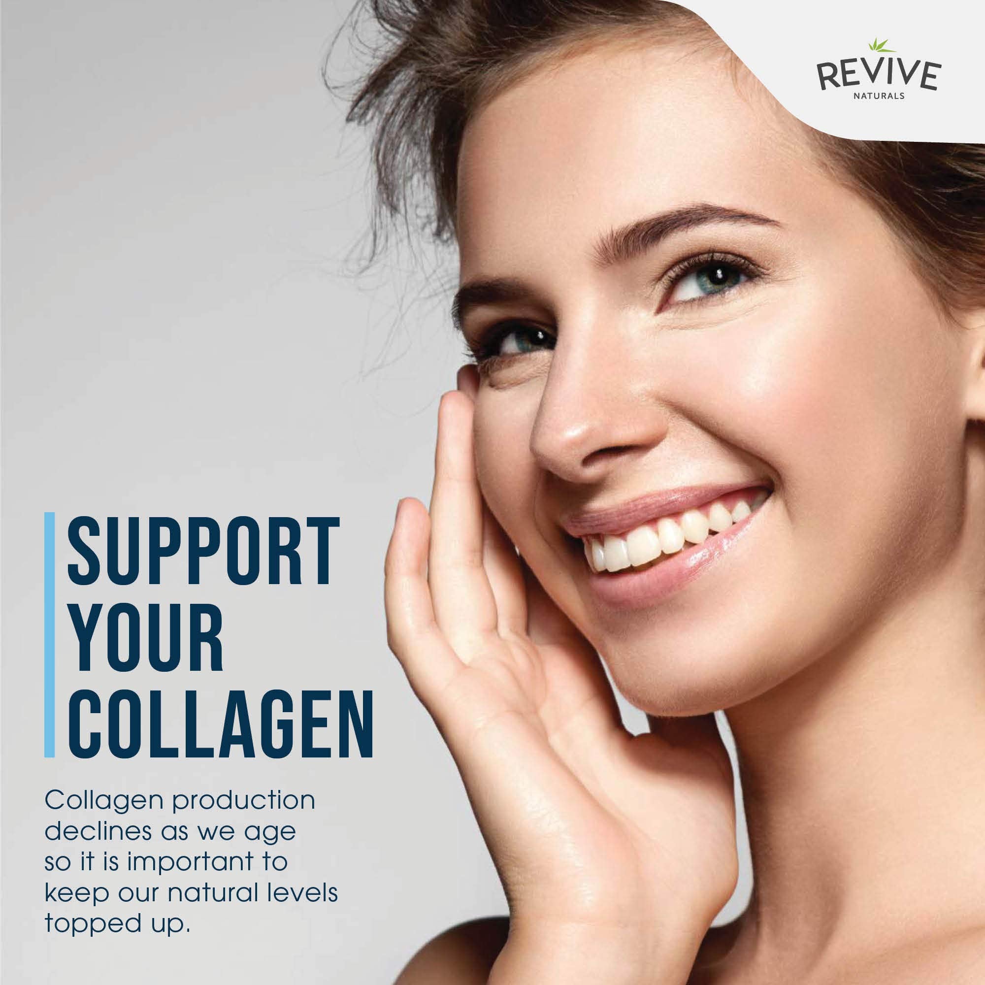 Revive Naturals odorless tasteless collagen powder blends into any drink