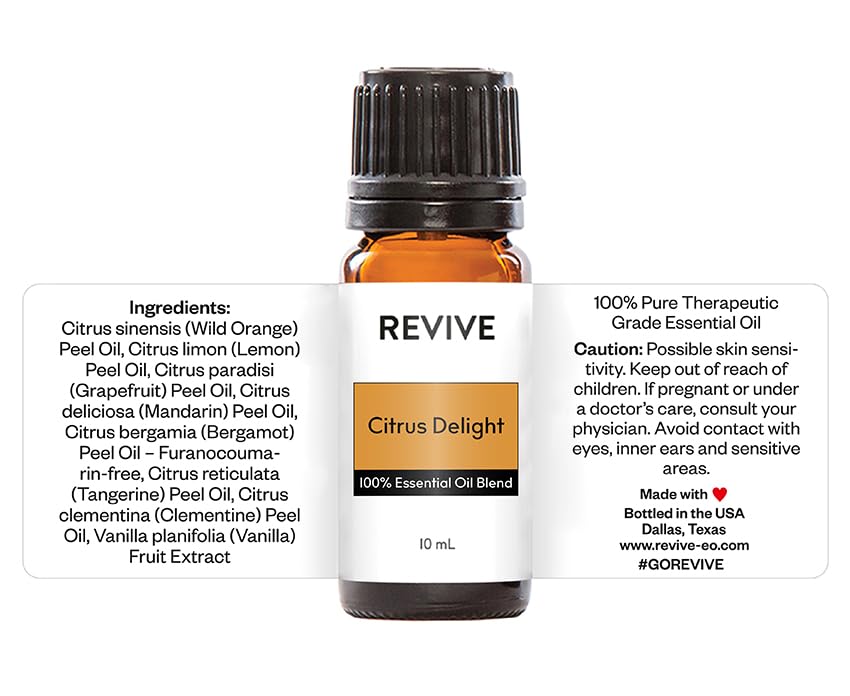 REVIVEEO Citrus Delight diffuser image releasing a bright citrus aroma in a room.