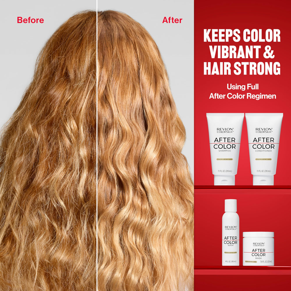 REVLON ColorSilk After Color Mask color-care layer protects shade.