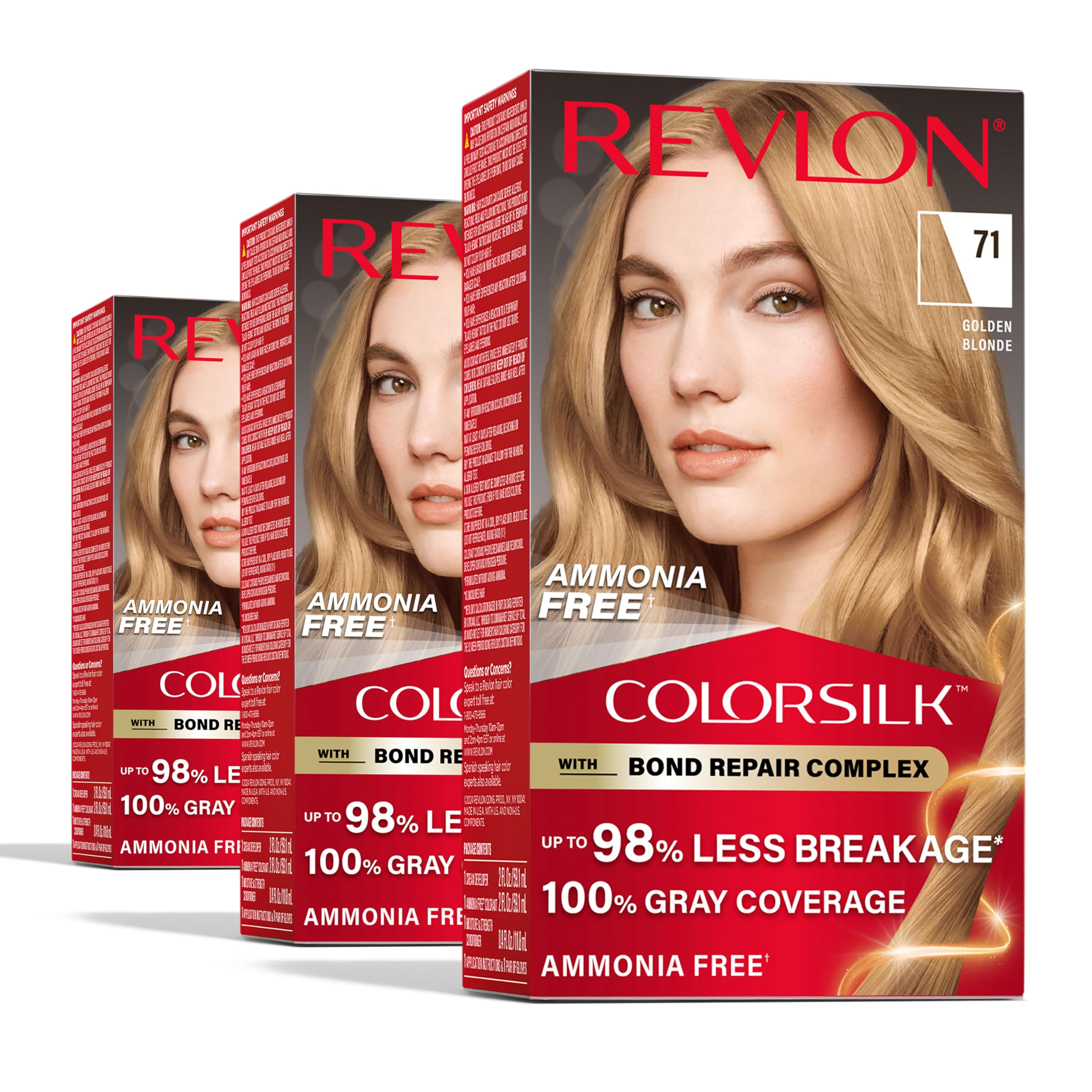 REVLON ColorSilk balance bottle pour — smooth, even application for uniform color.