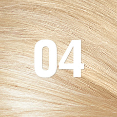 REVLON ColorSilk Blonde 04 dye tube for vibrant, ammonia-free blonde color.