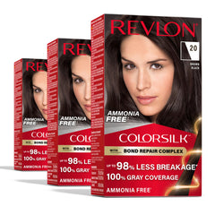Revlon ColorSilk bond repair bottle illustrating color and care benefits