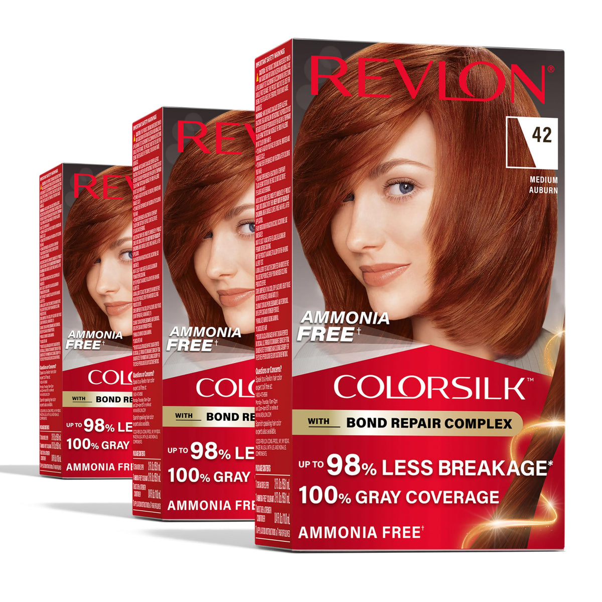 Revlon ColorSilk bond repair cream tube for precise color application and nourishment.
