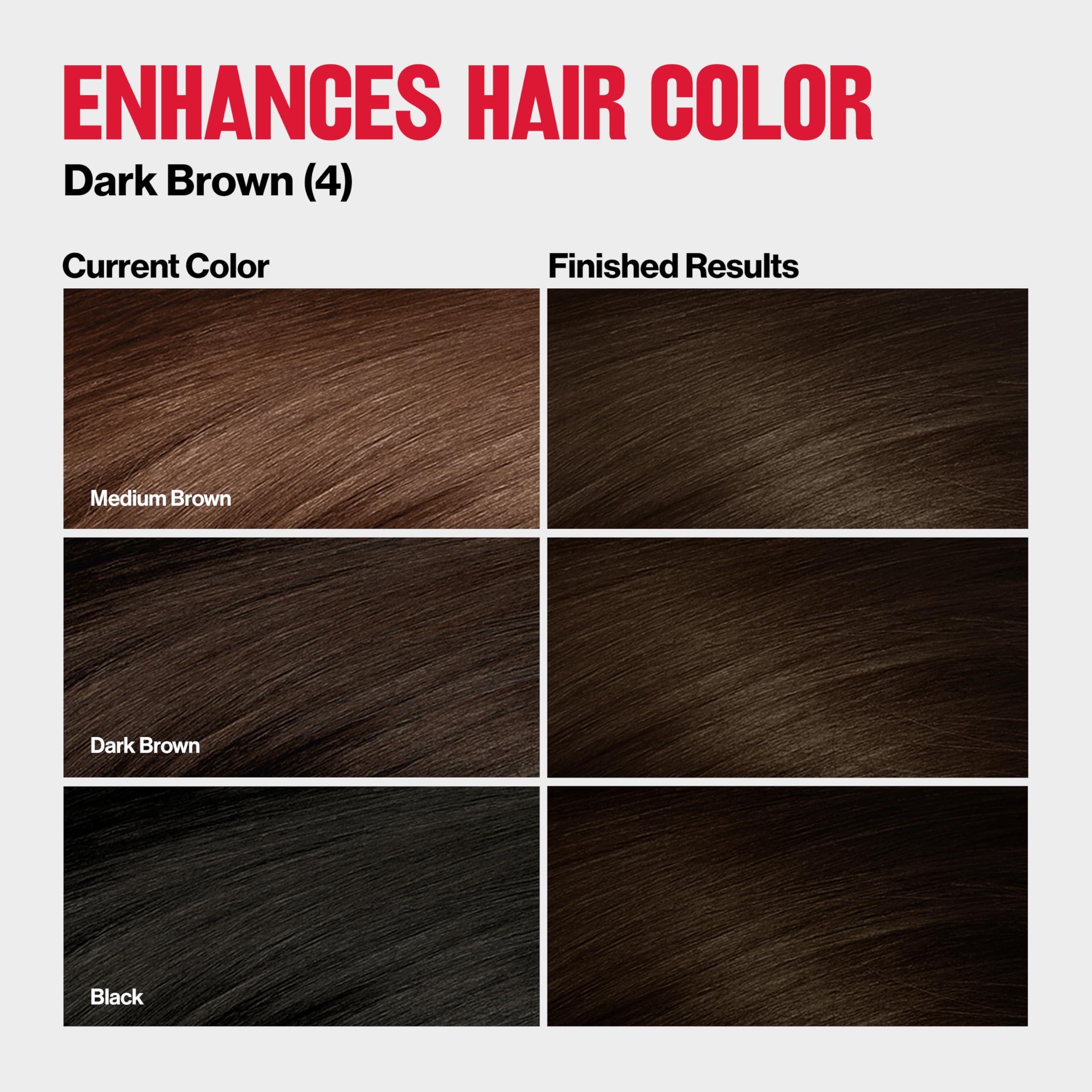 REVLON ColorSilk Tone + Gloss swatches display shade range for natural look.