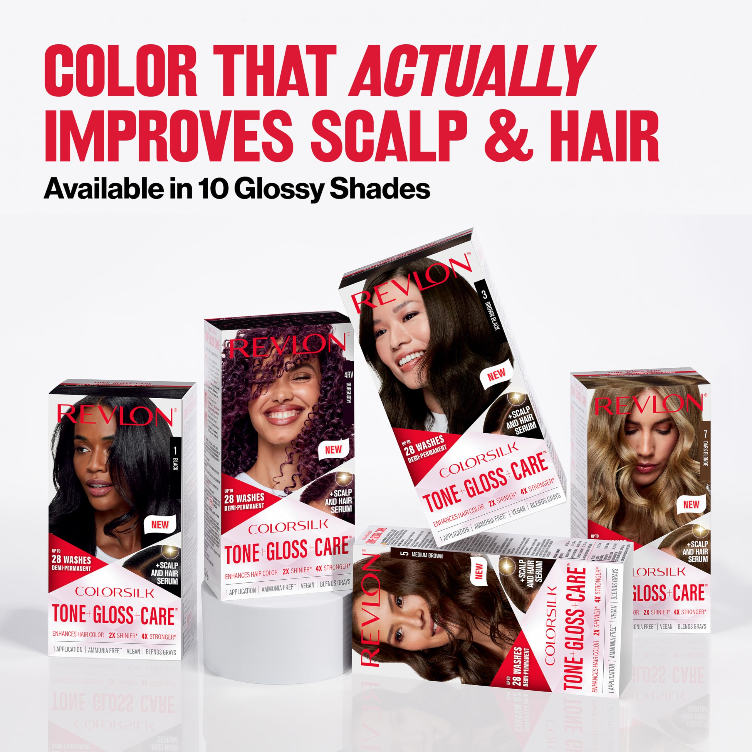 Close-up of hair strands with enhanced shine and strength.