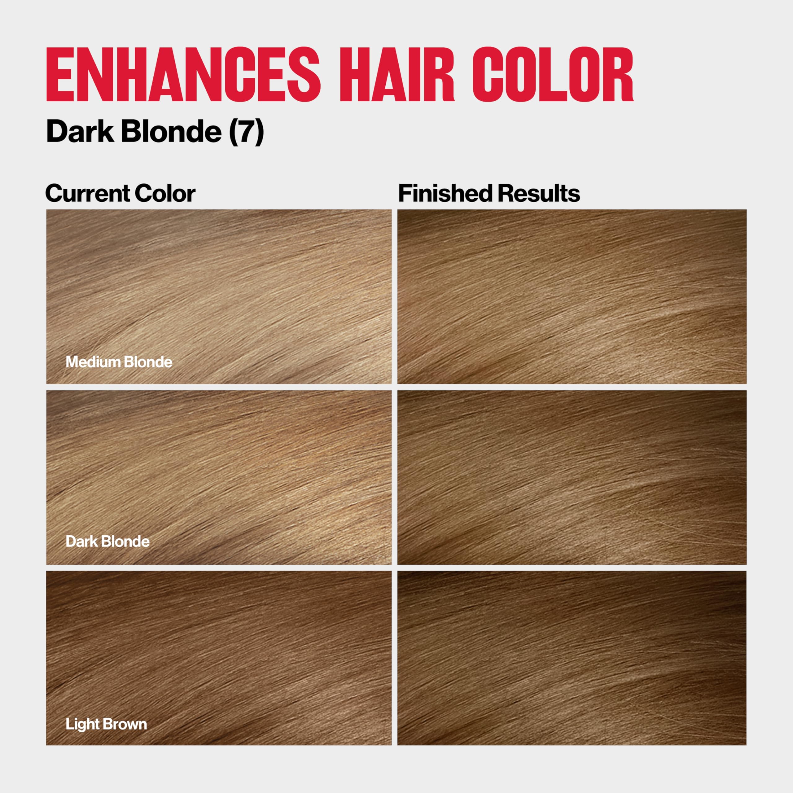 Leave-In Serum dispensing on scalp and hair after coloring with Revlon ColorSilk Tone + Gloss.