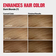 Leave-In Serum dispensing on scalp and hair after coloring with Revlon ColorSilk Tone + Gloss.
