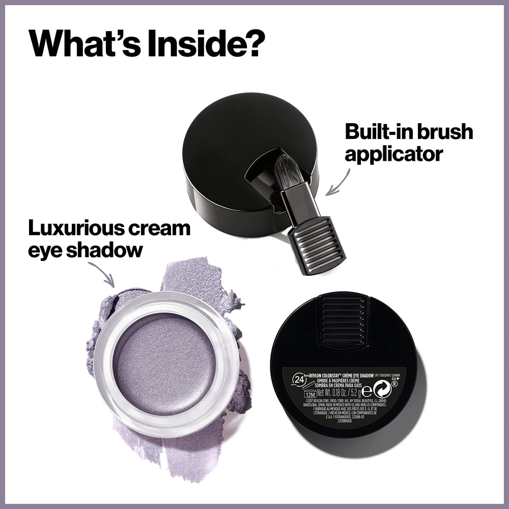 Revlon ColorStay waterproof Espresso eyeshadow in use